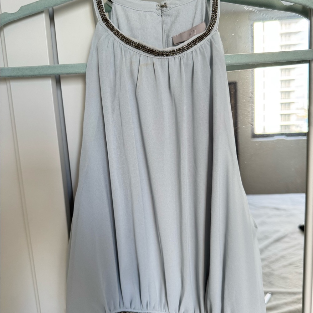 H&M Gray Bubble Mini Skirt Casual